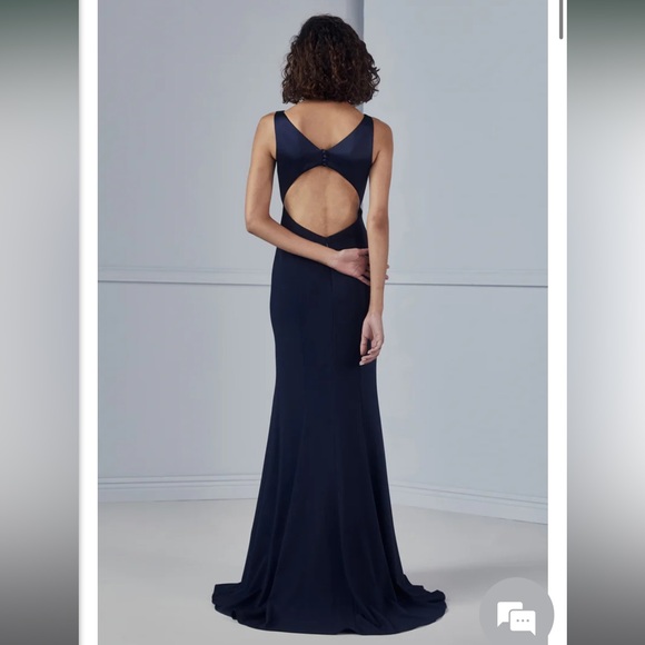 Amsale Bridesmaid Dress - Nicky (color: ice) - Picture 8 of 10